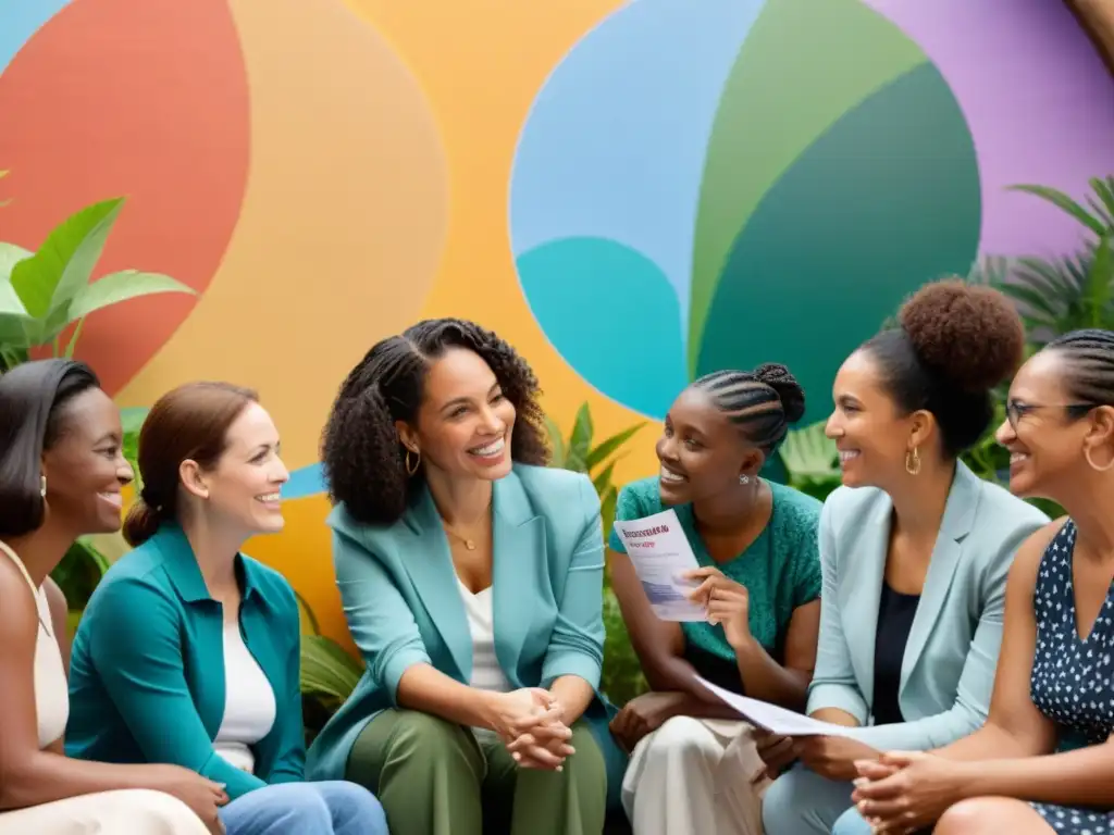 Un círculo de mujeres diversas, empoderadas y comprometidas, discuten la importancia de las vacunas para la salud de la mujer