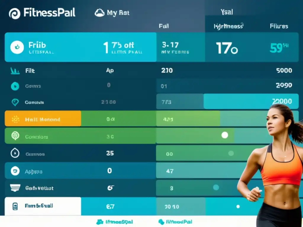 Comparativa detallada de aplicaciones para equilibrar dieta, ejercicio y descanso con diseño moderno y secciones claras