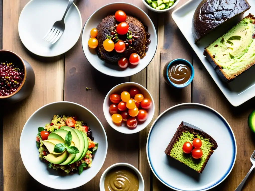 Deliciosa comida sin gluten para celíacos en una mesa rústica con luz natural