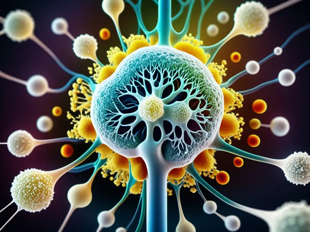 Increíble imagen 8k del sistema inmune humano Detalle en 8k del sistema inmunológico humano, con células blancas, ganglios linfáticos y anticuerpos en colores vibrantes y realistas