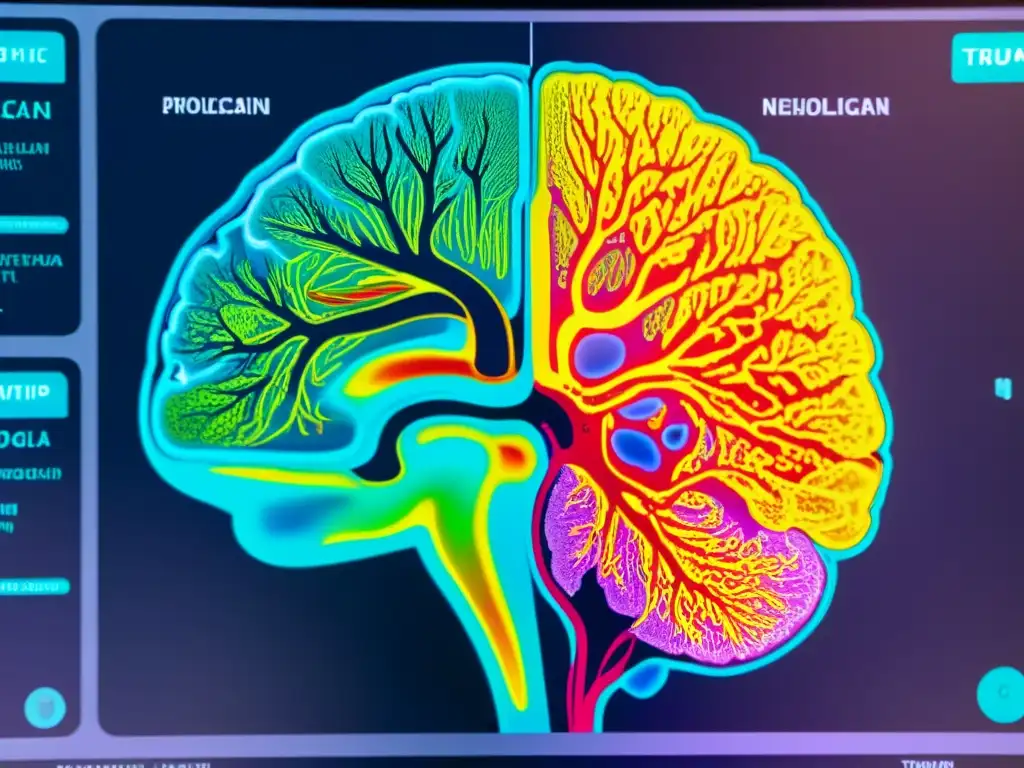 Imagen detallada del impacto de traumas psicológicos en el sistema inmunológico, resaltando la interconexión entre salud mental y sistema inmunológico