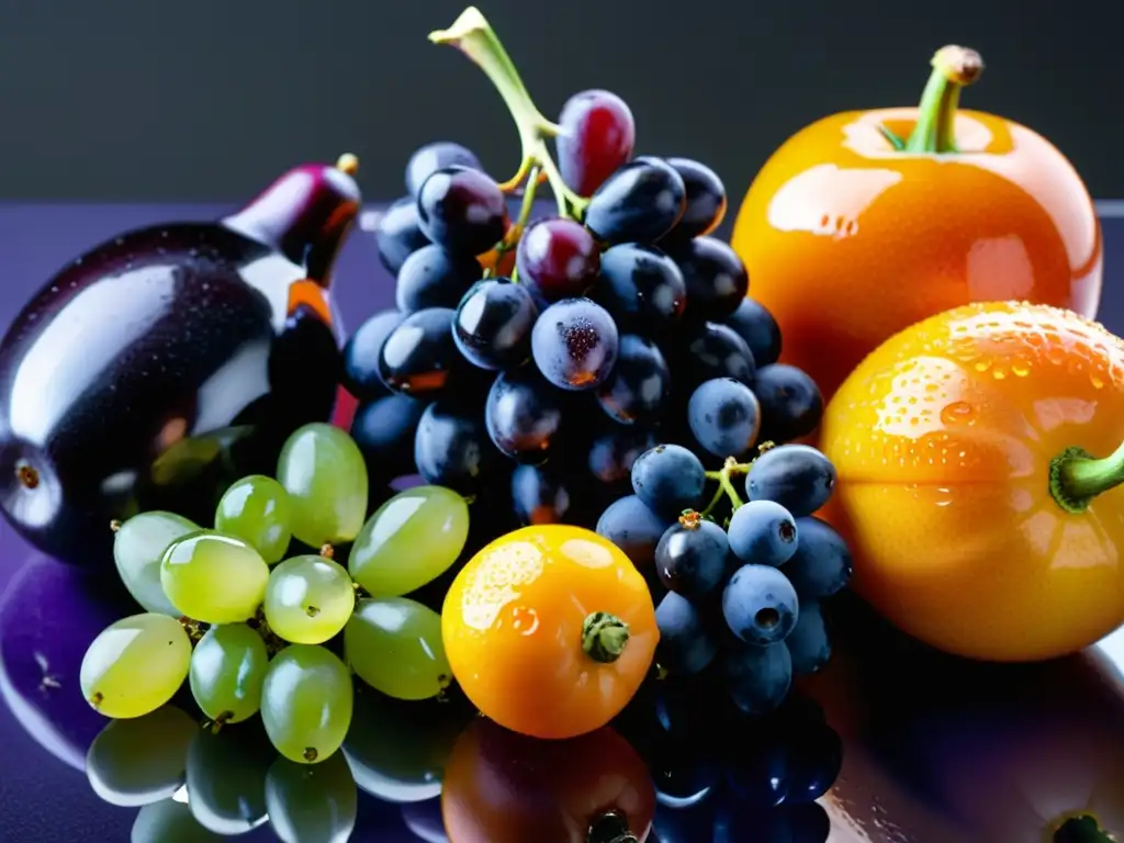 Variedad de frutas y verduras frescas en cocina moderna, promoviendo salud y bienestar con los mejores planes médicos sistema inmunológico