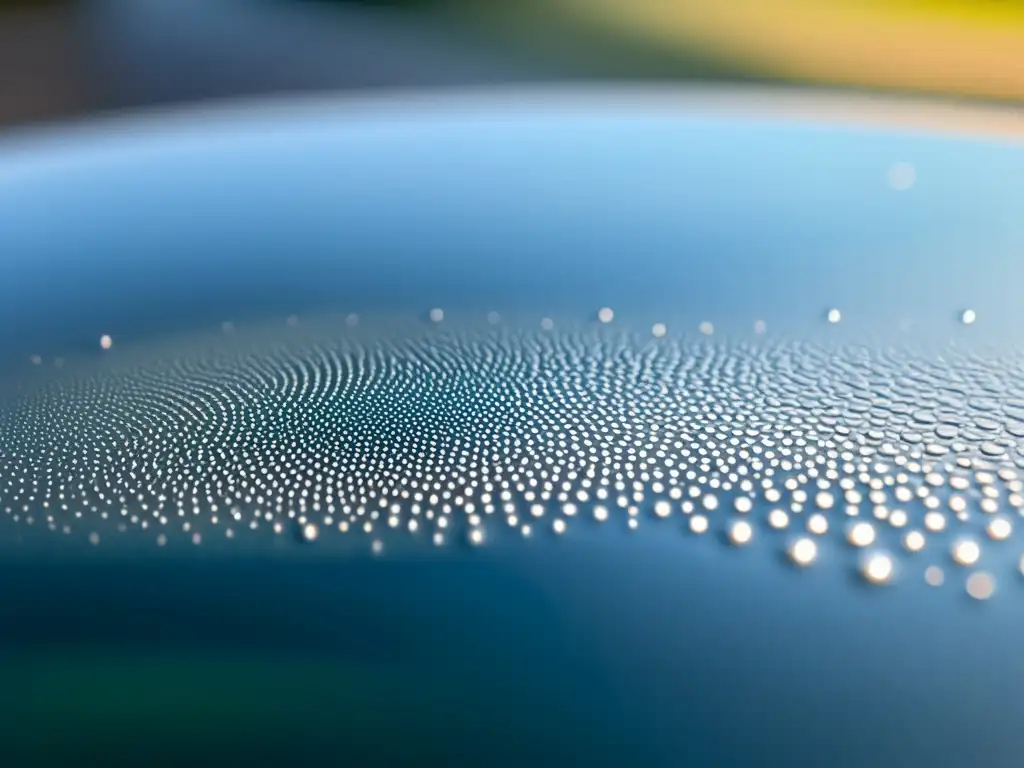 Un vaso de agua transparente con condensación en un elegante entorno, resaltando la importancia de la hidratación para la inmunidad